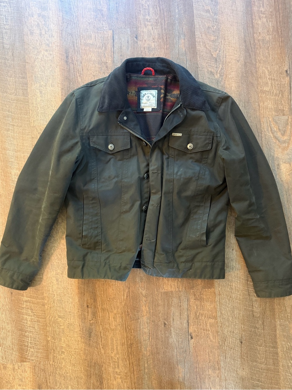Iron & Resin Halley Stevenson Waxed Scout Jacket M